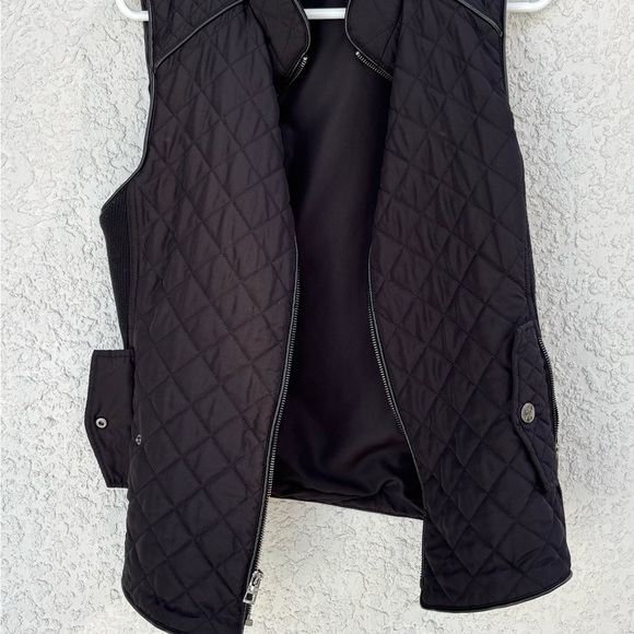 Chico's Black Bomber Jacket with Quilted Texture - Picture 3 of 8